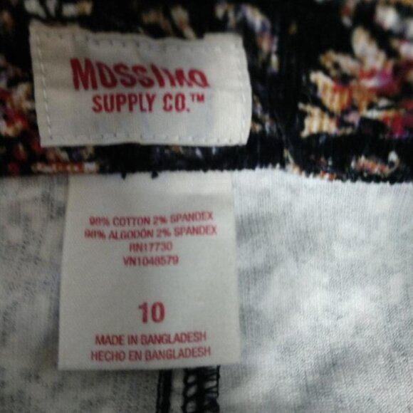 Mini Mossimo Skirt - Corduroy - Floral Design - size 10 - Picture 4 of 6